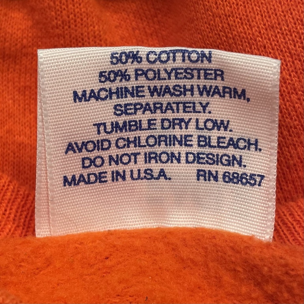 Vintage Tiger Cub Scouts Sweatshirt Youth Medium Uniform Orange Scouting America - Picture 4 of 5